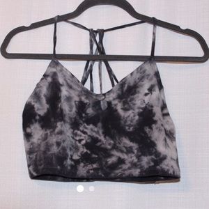 American Eagle Cropped Acid Wash Top - Back Detail